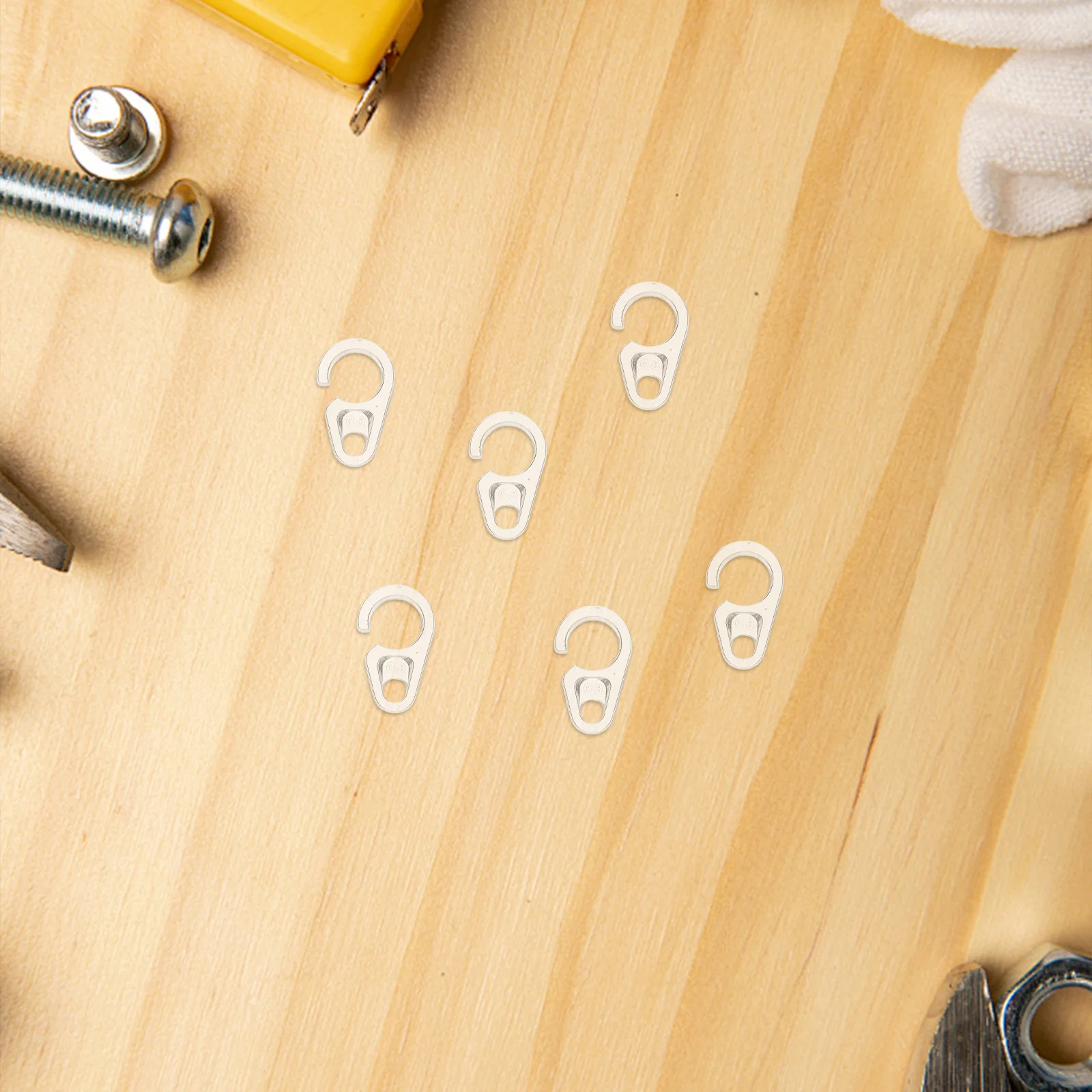 

50Pcs Heavy Duty Reinforced Curtain Hooks for Metal Wooden Rings Secure Grip Durable Curtain Glider Clips Home Window