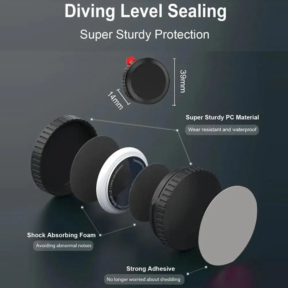 애플 에어태그 추적기 로케이터용 방수 보호 커버, 분실 방지 장치, 전체 보호 커버