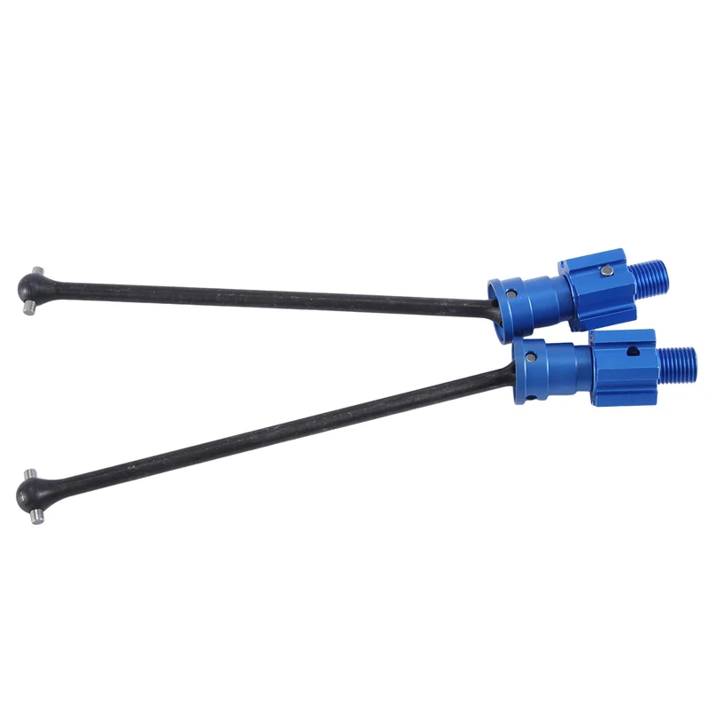 

N03R-2PCS Widemaxx Steel Extended Drive Shaft CVD For 1/10 Traxxas MAXX Widemaxx RC Car Upgrade Parts Accessories Blue