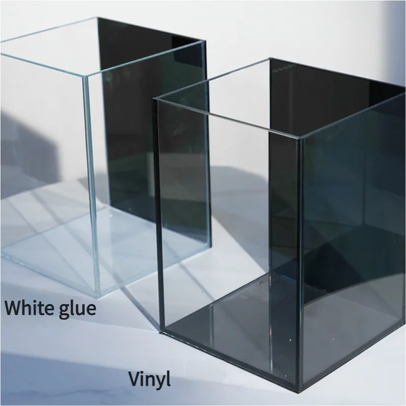 

Factory Price Super White Glass Fish Tank Living Room Aquarium Desktop Betta Ecological Bare Tank Fish Tank