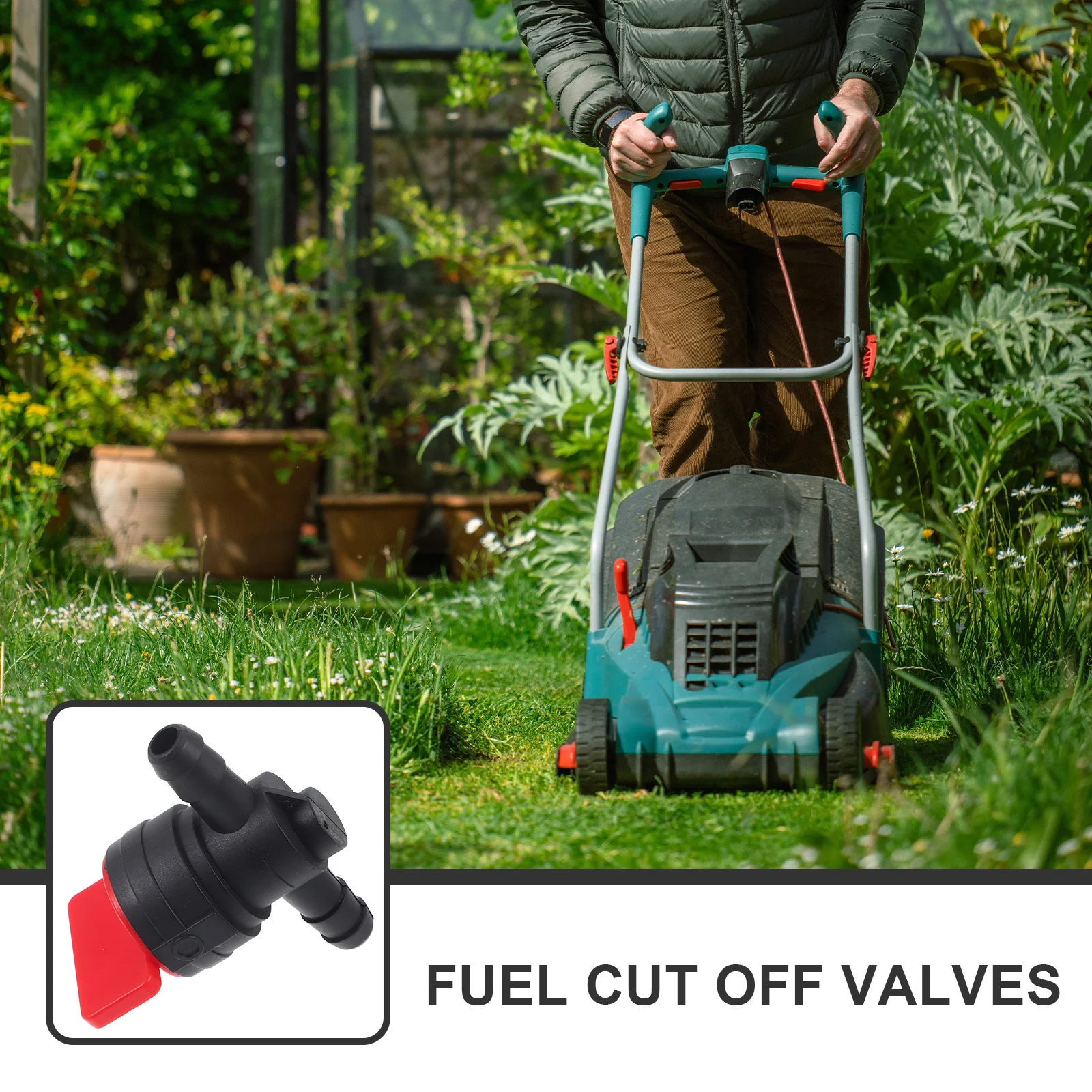 

2Pcs Fuel Shut Off Valves Plastic Petcock Straight Gas Valve for Garden Engine Control Parts Petcock Fuel Shutoff Valve