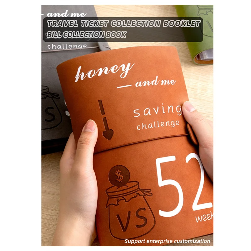 52Weeks Budget Binder Planner Cash Envelopes For Couple's Challenge To Save Money Cash Deposit Organizer Imitation