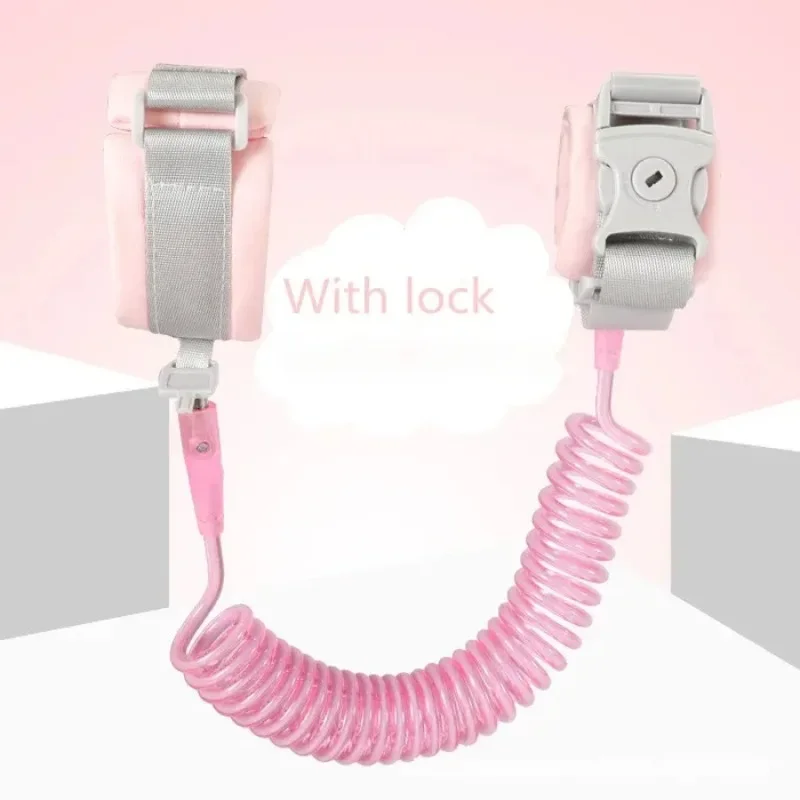 Laisse SFP de Sécurité pour Enfant, Anti-Perte, Lien de Poignet Réglable, Corde de Traction, Ceinture de Bracelet pour Bébé et Enfant en Bas Âge, 1.5 Mètres