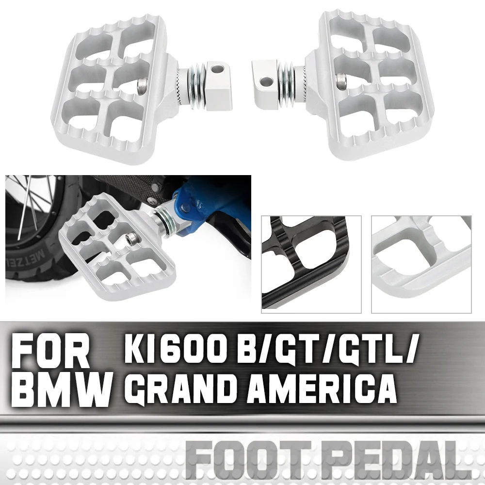

Задняя подножка для K1600GT, новая подставка для ног, педали для BMW K1600 B K1600 GTL K1600 Grand America, вращающиеся на 360° подножки для мотоцикла