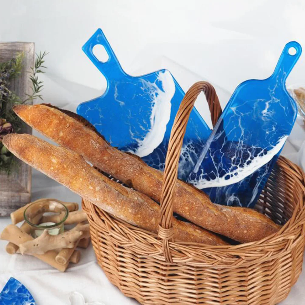 2pcs Silicone Molds Jewelry Diy Epoxy Resin Crystal Drip Glue Mold Set Smooth Non-Stick Handle Making Kit For Home Office Gift