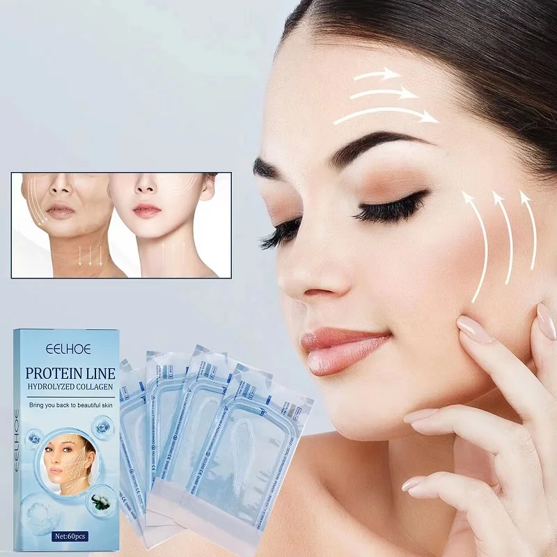 

120/60pcs Gold Protein Line Absorbable Anti-wrinkle Face Filler Lift Firming Collagen Thread Anti-Aging Facial Serum