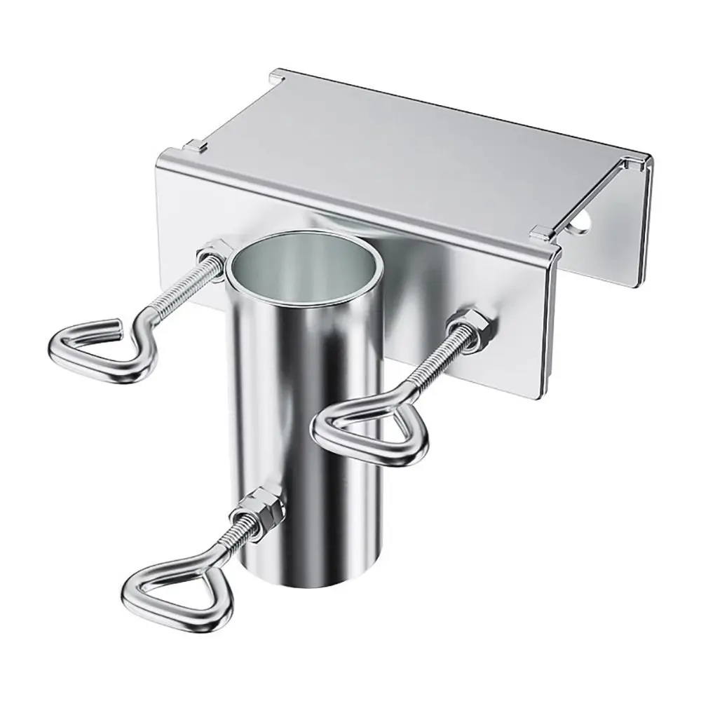 

1 шт. кронштейн для крепления зонта, зажим для стула, металлический зажим для крепления зонта от солнца, регулируемый с крючком, держатель для зонта