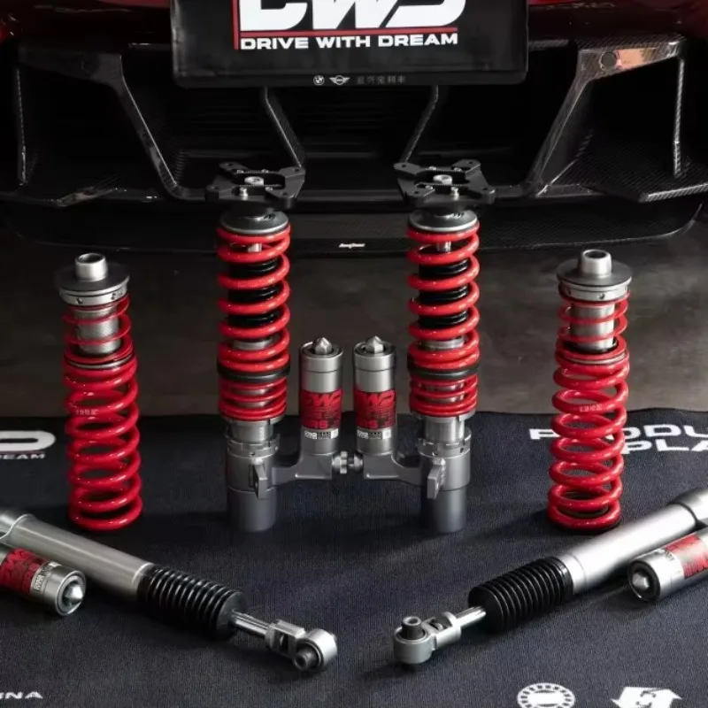 per 2S-BMW079 Ammortizzatore monotubo con design a corsa lunga a 2 vie ad alte prestazioni regolabile per BMW M2 2a generazione G87 23+