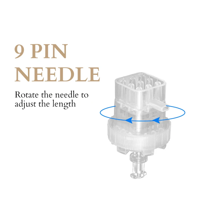 High Quality Sterility Tips Negative Pressure Filter Tube  5/9 Pins Needle  For EZ Gun Replacement Skin Care Device Parts