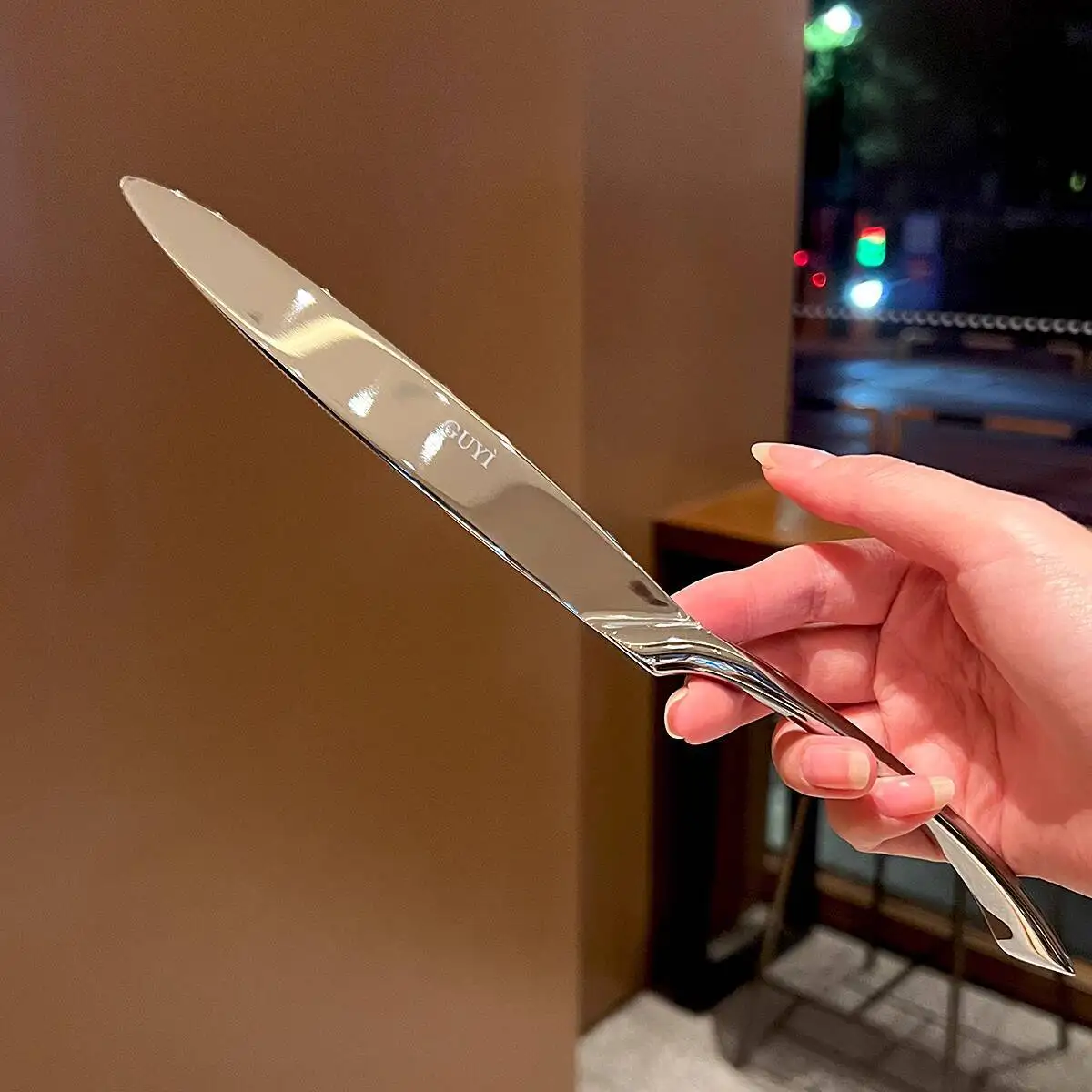 High-End Design Innovative Stainless Steel Knife For Cutting Steak In Western Restaurants And Hotels view 4