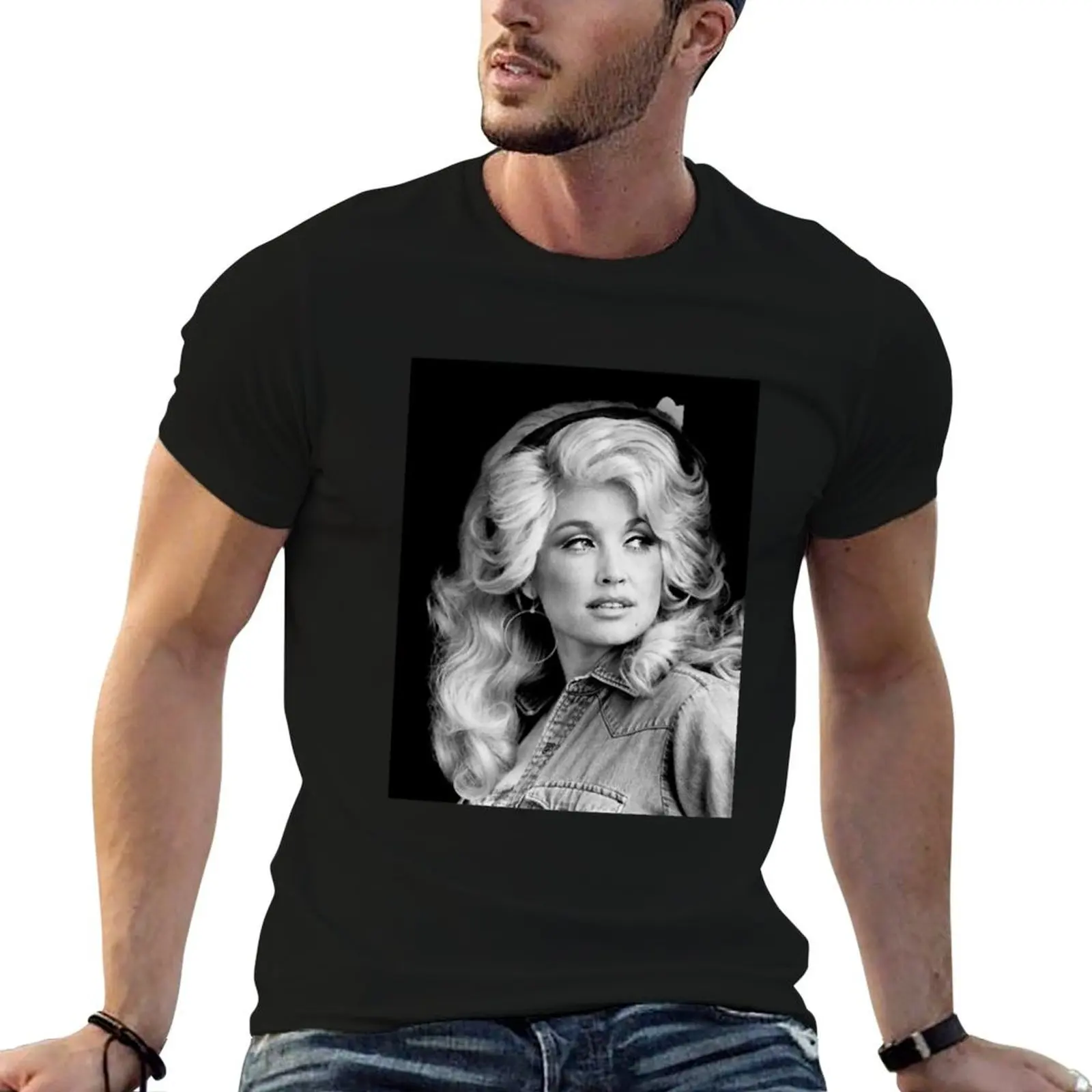 

T-Shirt men shirt for man Parton's Retro shirts Music t Gift man t Dolly for