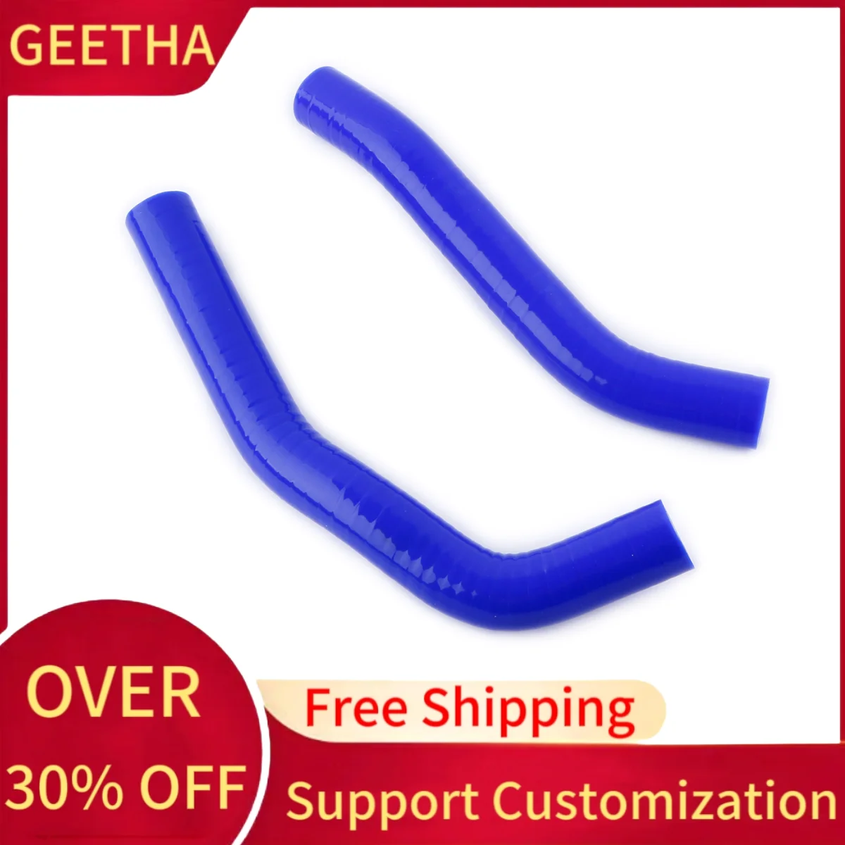 For 1997-2018 Yamaha YZ85 YZ 85 1996-2001 YZ80 Silicone Radiator Coolant Hose Tube Kit