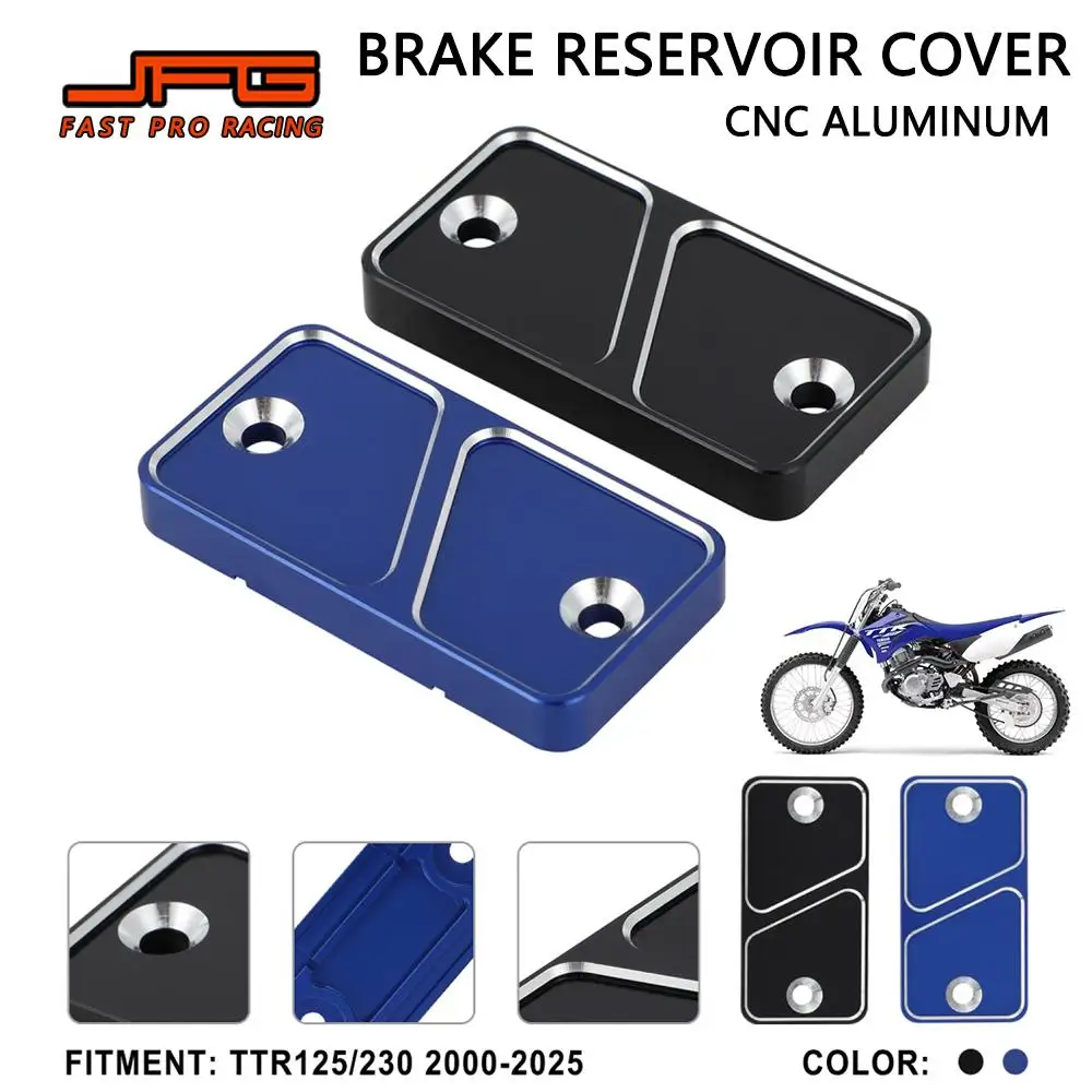 

Аксессуары для мотоциклов, крышка переднего тормозного бачка, крышка тормозного насоса, крышки тормозного насоса для Yamaha TTR 125 230 2000-2025, грязевой пит-байк