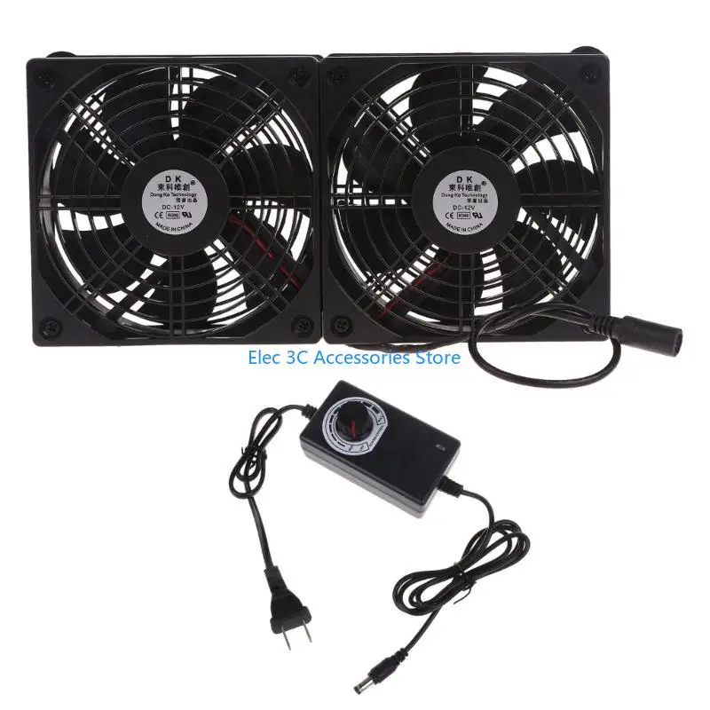 Y51A Quiet 120mm Fan with Oil Bearing Perfect Replacement for Old and Noisy Fan