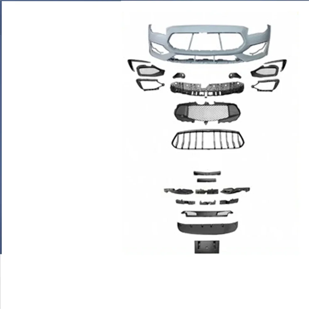 Car surround body kit Front bumper assembly grill for Maserati Quattroporte modified GTS 2013-17