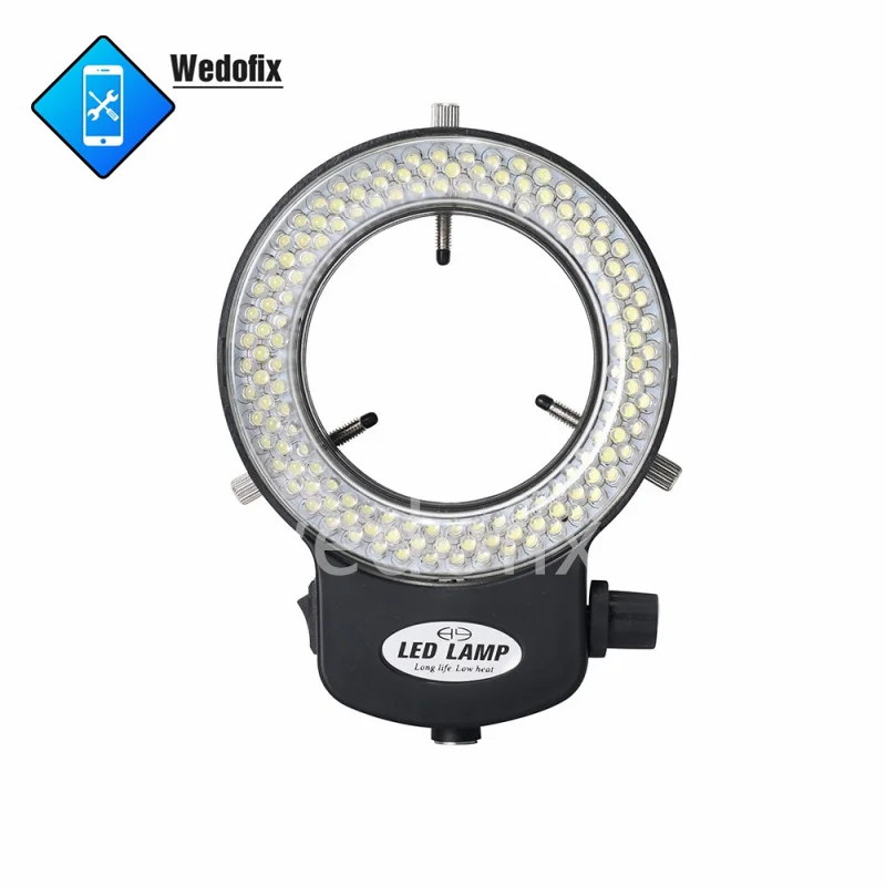 

144 LED Microscope Ring Light Adjustable Lamp for Stereo Zoom Microscope Work
