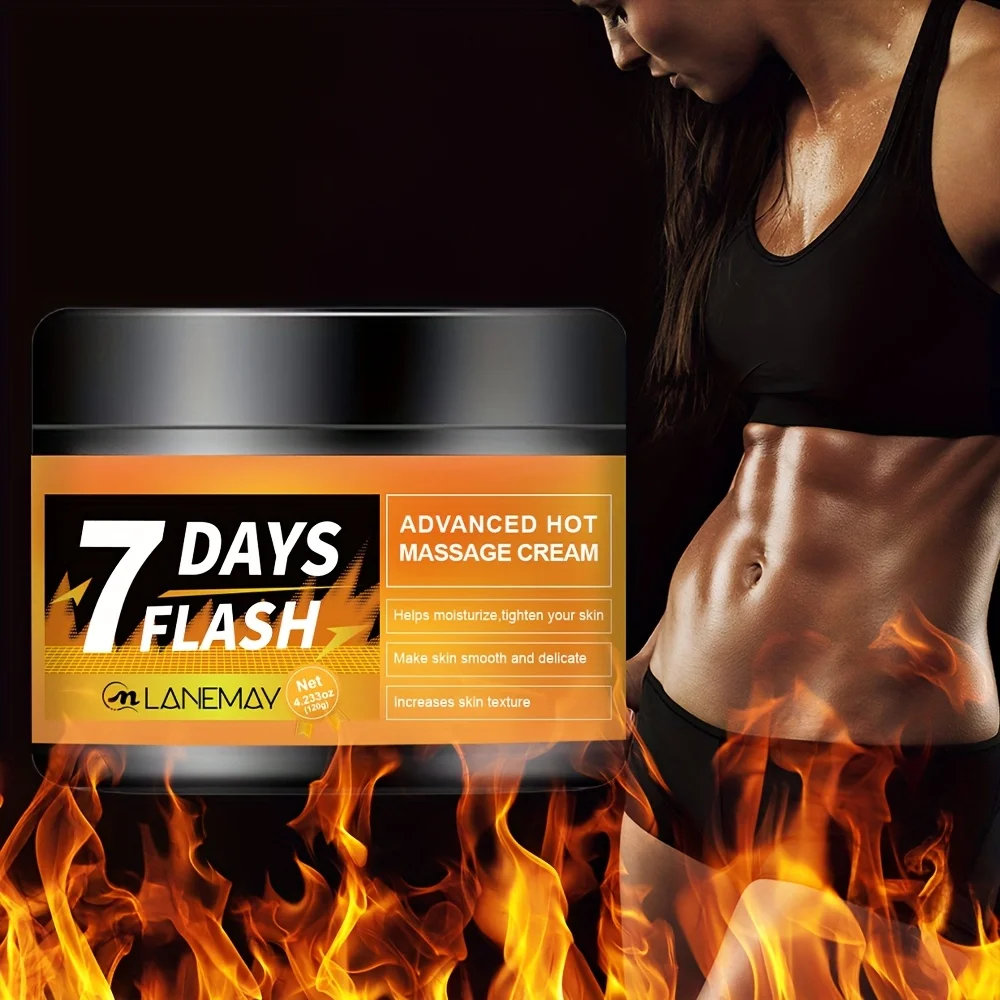 Advanced Hot Massage Cream With Ginger - Moisturize & Tighten Skin, Make Skin Smooth and Delicate