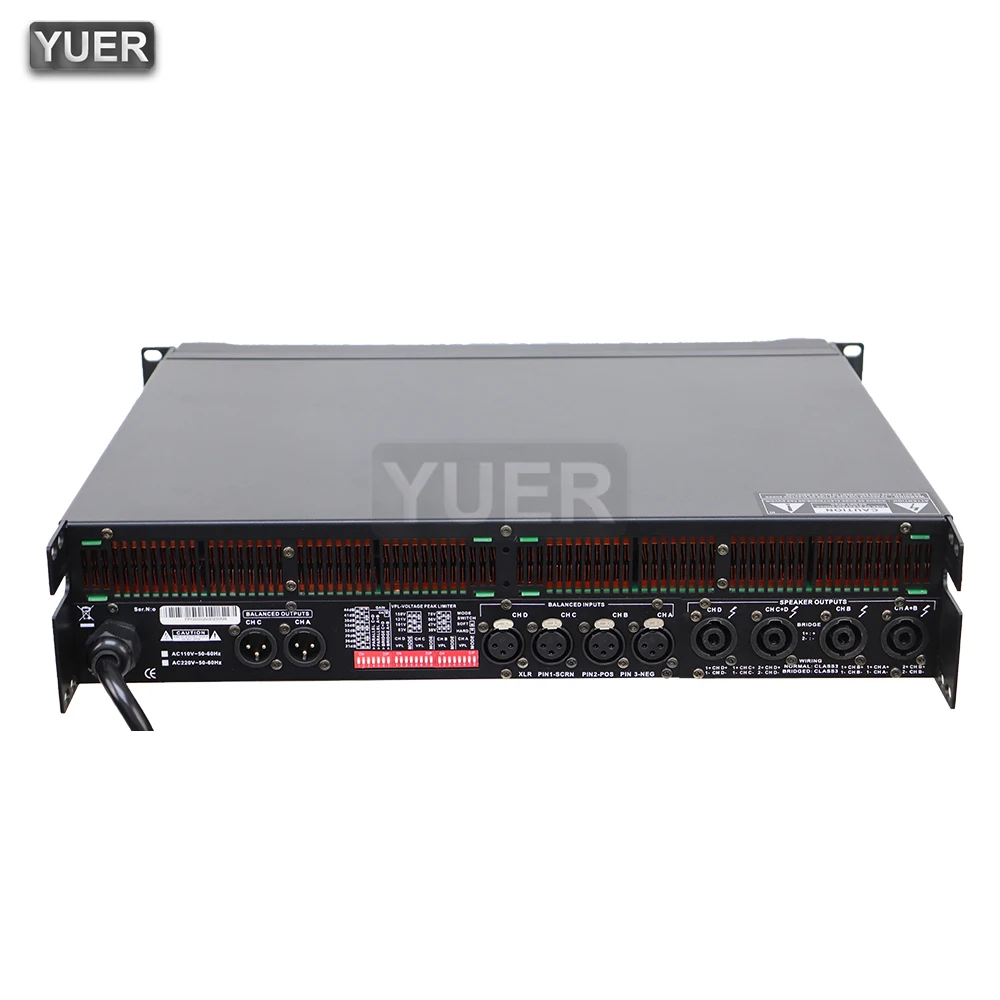 Professional FP10000Q 2500W 4 Channel Power Amplifier For Subwoofer & Line Array Loudspeaker Amplificador 1350W 8Ohms DJ image 3