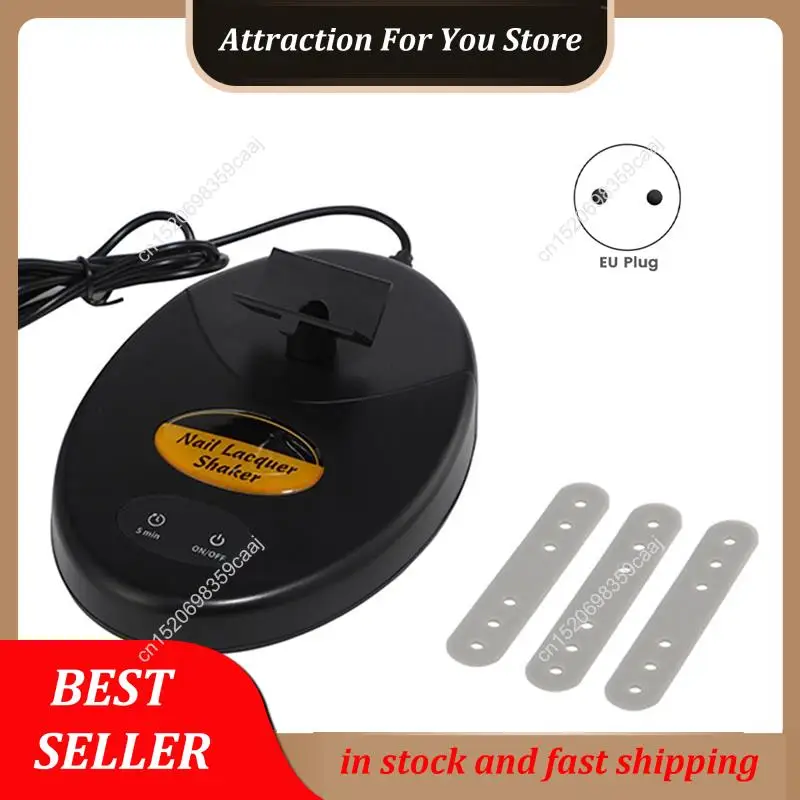 Hot Selling Nail Polish Shaker Timer Adjustable Bottle Shaking Device For Even Distribution Of Nail Gel Polish Varnish Nail Art