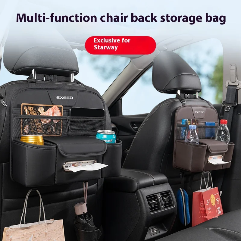 For Starway Lingyun LAN Yue Chui Feng TX M38T Car seat back storage bag, rear storage rack storage hanging bag, inner decoration