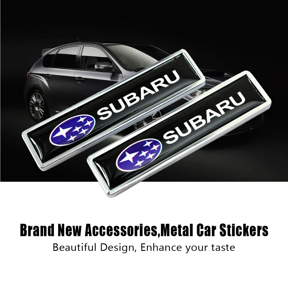 2Pcs Car Fender Side Emblem Sticker Auto Body Badge Decal Decoration for Subaru WRX DRL XV STI Outback Legacy Forester Impreza