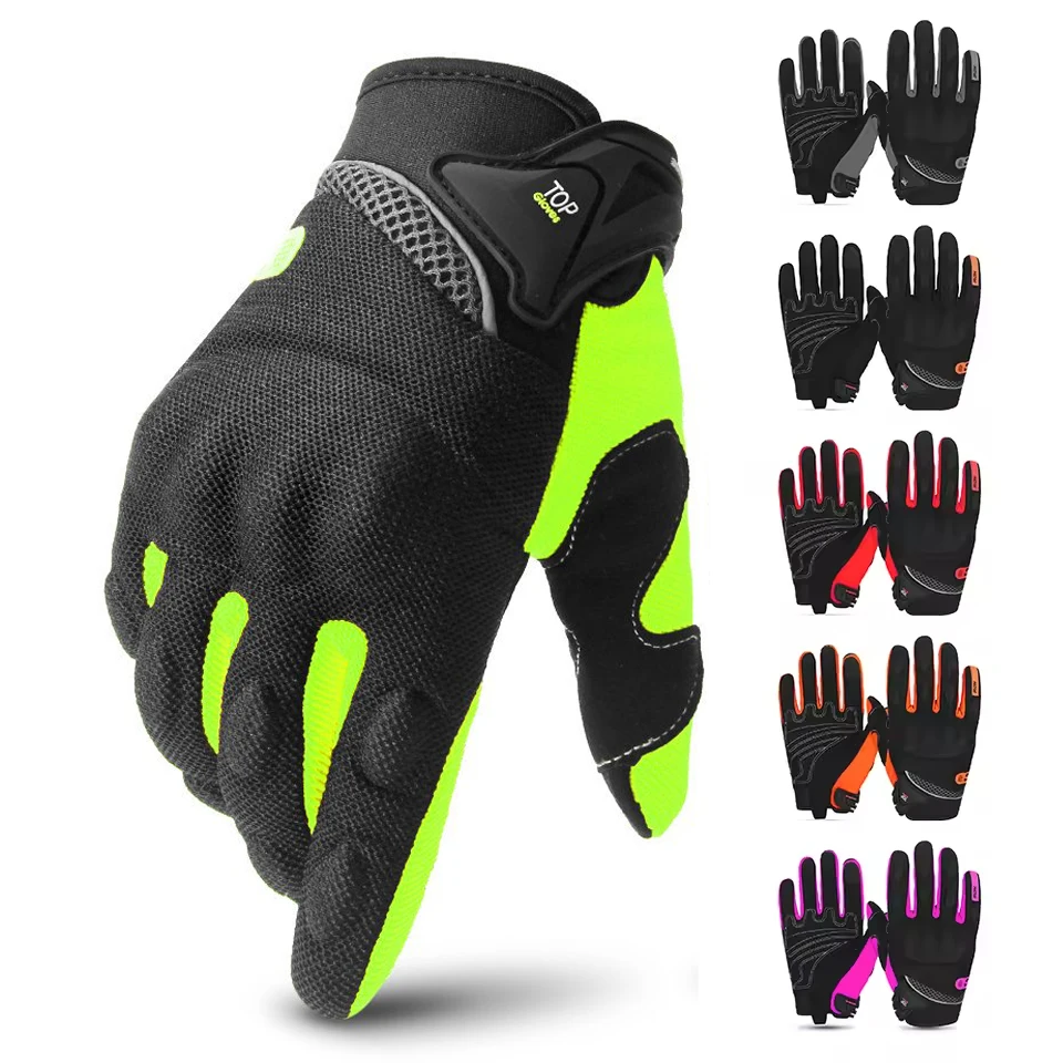 

Motorcycle Gloves Full Finger Touch Screen Cycling ATV MTB Guantes Moto Touch Screen Motorbike Racing Gloves For Men Women