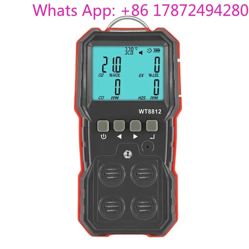 4 In 1 Digital  Detector WT8812, Handheld Industrial Alarm