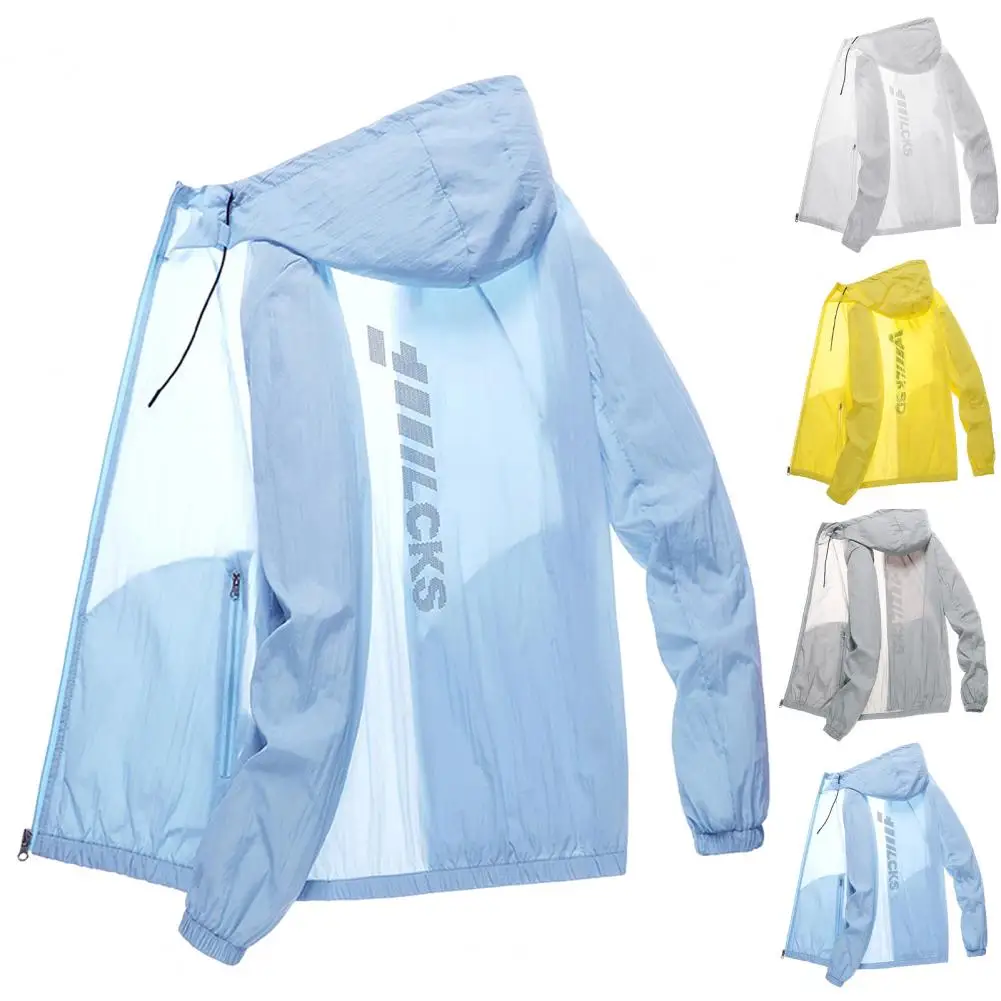 

Sun Protection Clothing Fashion Anti-scratch Windbreaker Jacket Men Windproof Quick Drying Windbreaker Streetwear