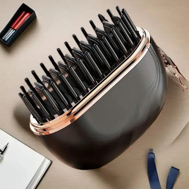 

Расческа для волос с беспроводной зарядкой, профессиональный выпрямляющий парикмахерский инструмент для домашнего использования, устройство для укладки длинных волос, увеличение объема