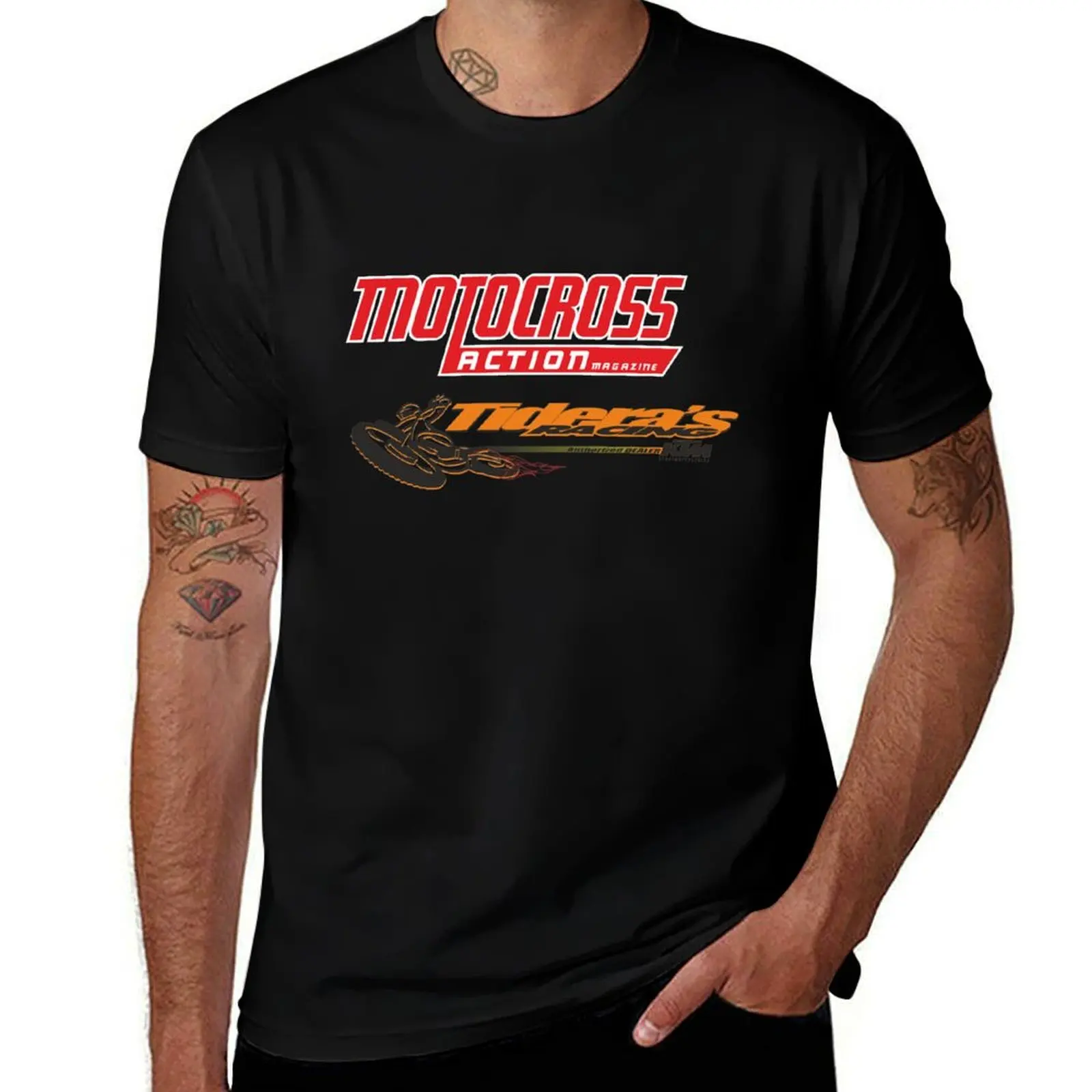 

Motocross T-Shirt valentines boutique clothes blue archive anime clothes luxury t-shirt mens graphic t-shirts funny