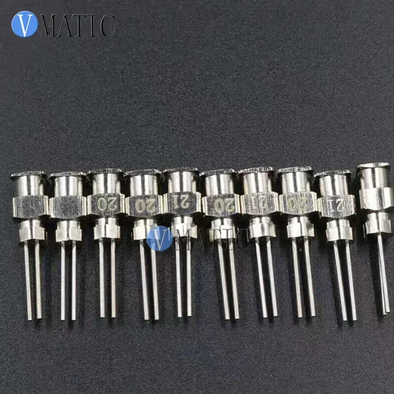 Gratis Verzending Hoge Kwaliteit 21G Dual Metaal Rvs Doseernaald Tip 1/2 Inch Met Twee Tips