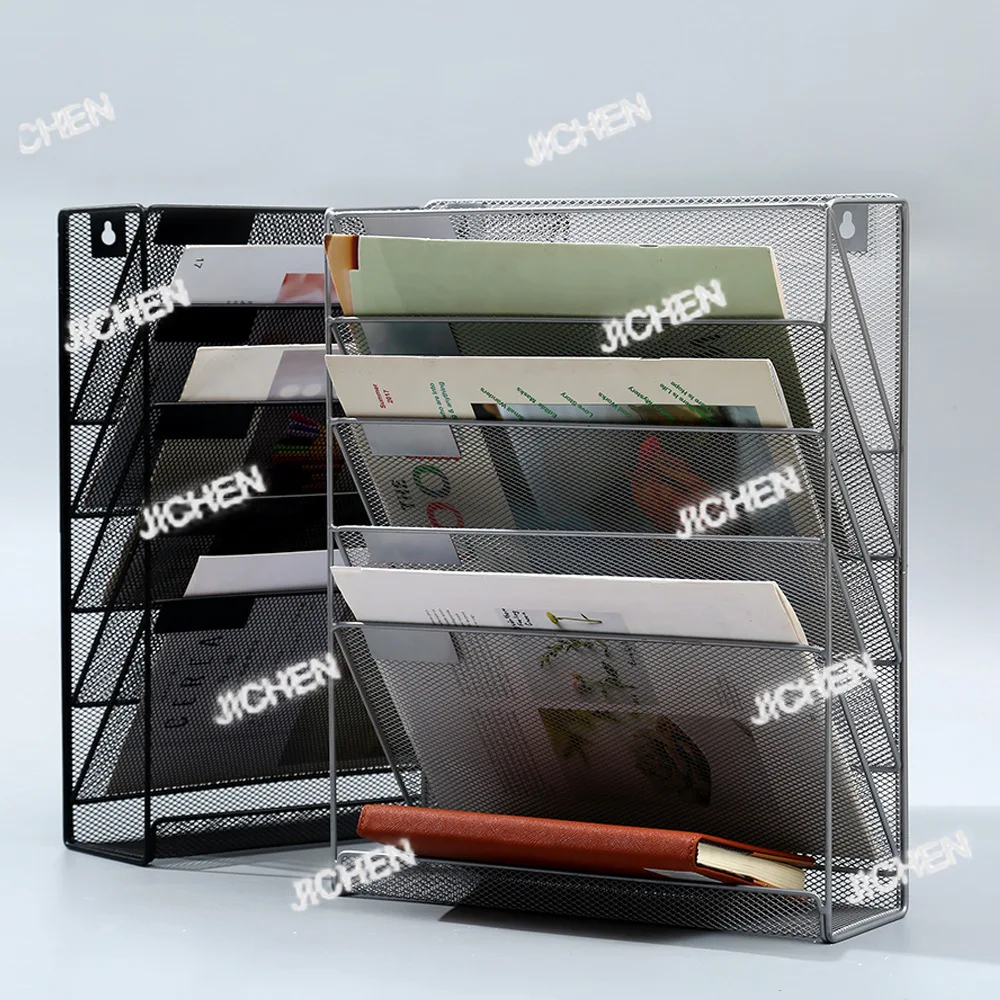 

JYC A4 Настенная полка для файлов Настенная полка для файлов Офисное хранилище документов Стеллаж для выставки товаров журналов Настенная книжная полка