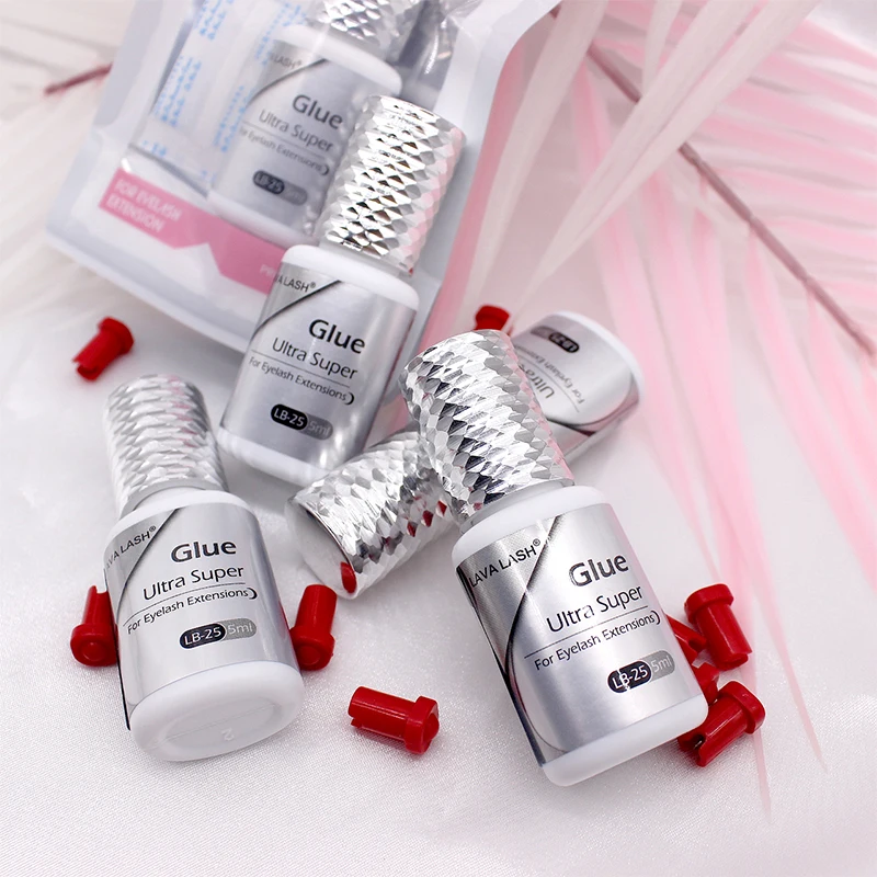 1 Bottle Ultra Super Glue Lava Lash Eyelash Extensions 5ml Supplies LB-25 Korea Adhesive Beauty Makeup Tools Fast Dry Health Sho