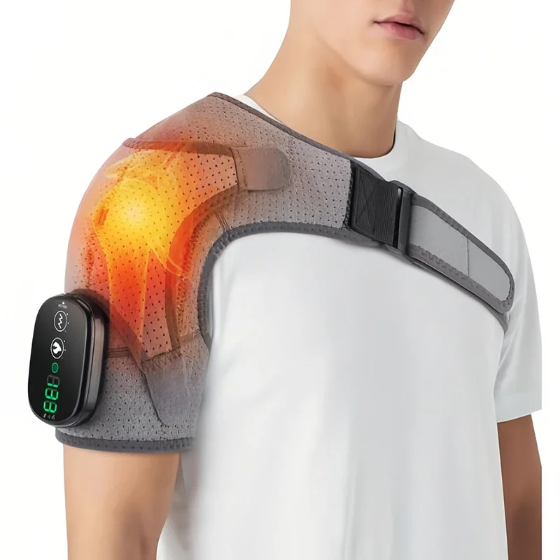 Heating Massage Shoulder Brace Electric Shoulder Heating Pad for Men Women Frozen Shoulder Joint Soreness Blood Circulation