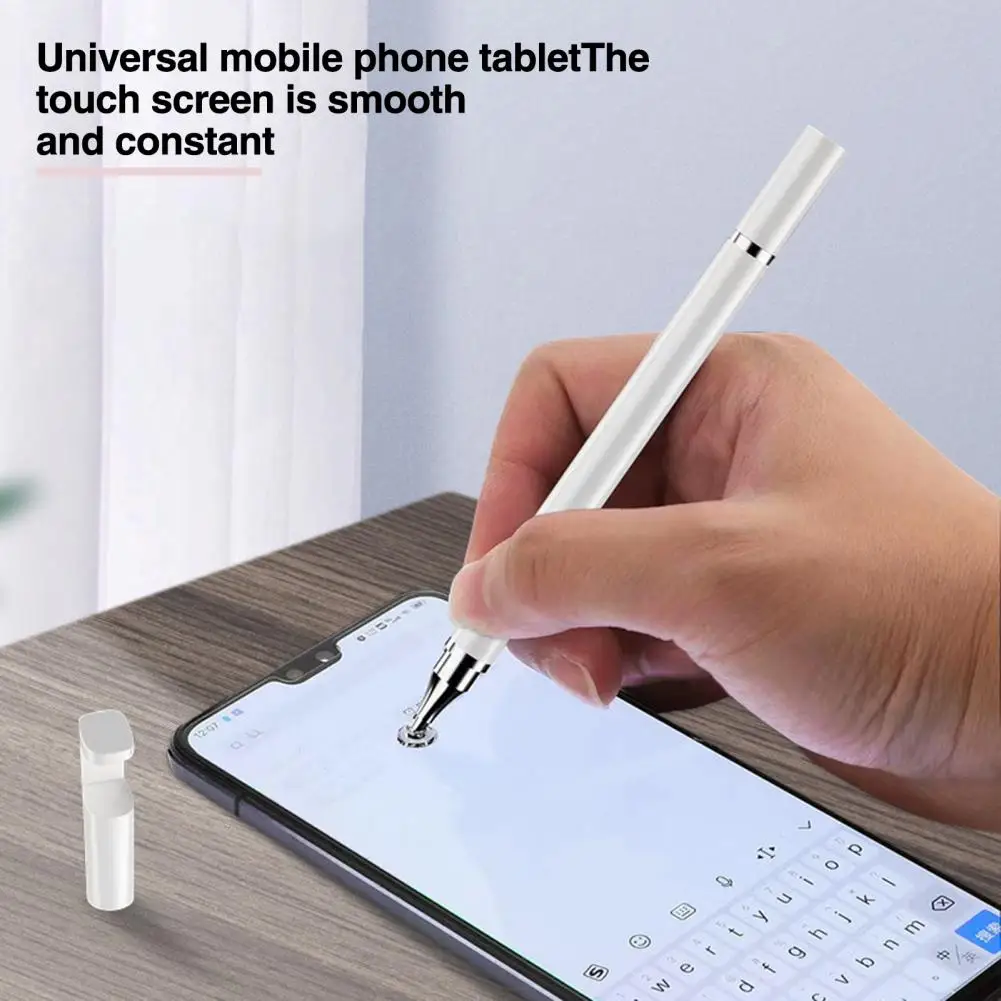 Multifuncional Touch Screen Stylus Pen com esferográfica, versátil 3-em-1 caneta capacitiva para telefones