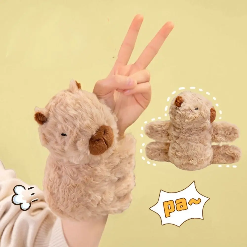 

Pastel Capybara Plush Toys Soft Stuffed Animals Giraffe Lamb Hamster Fluffy Fur Kids Gift Home Decor Collectible Pop Circles