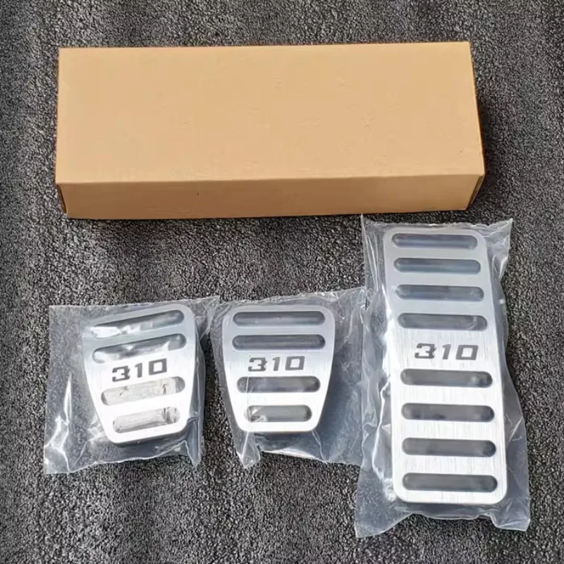 

Автомобильная педаль акселератора, тормозная педаль, нескользящая накладка, аксессуары для BaoJun310 MT 2016-2020