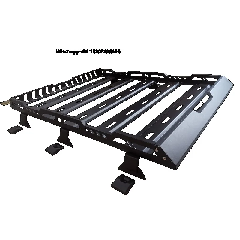 Cut Aluminum Roof Rack for Suzuki , Bolt-On Cargo Basket Lightweight Off-Road Top Luggage Carrier for