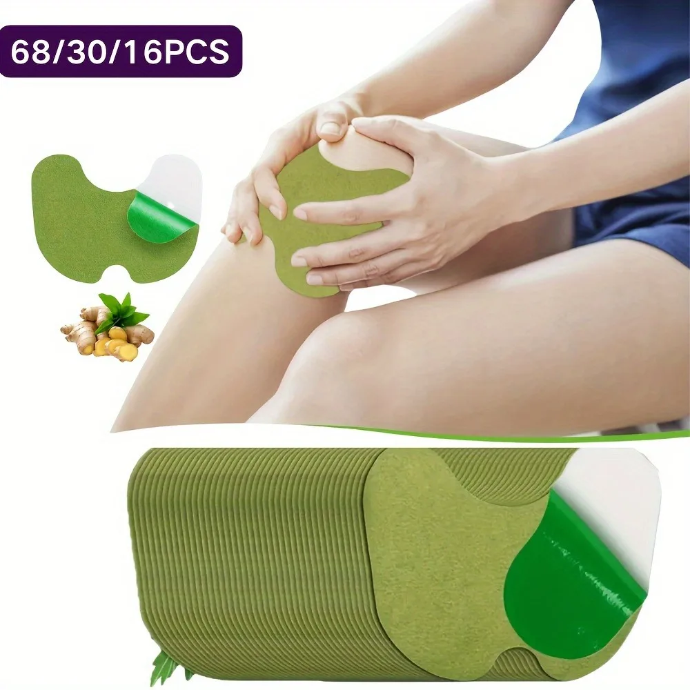 60/100pcs Flaxseed Patches, Ideal for Joints, Feet, Elbows, Neck & Shoulders. No Power Supply Required, Perfect for Home Use.