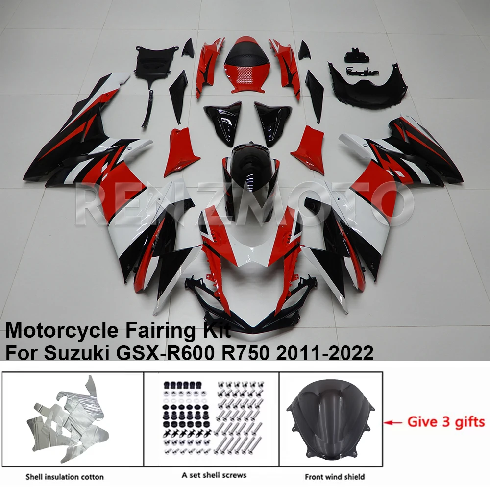 

S0611-1002b For Suzuki GSX-R600 R750 2011-2022 Fairing Motorcycle Set Body Kit Decoration Plastic Guard Plate Accessories Shell