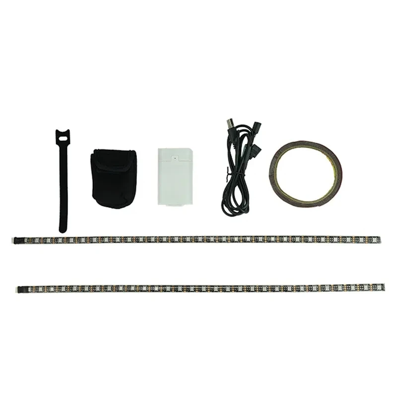 LED Strip Light Flashlight RGB Bar Lamp For Xiaomi M365 Pro 1S Electric Scooter For Ninebot Skateboard Long Flash Model Parts