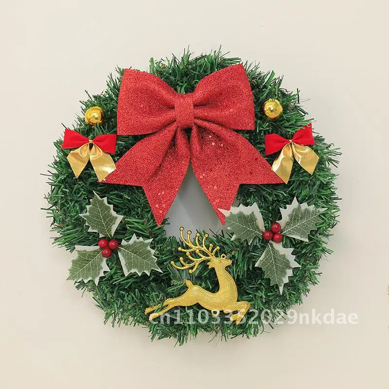 

Explosions Christmas wreath rattan Christmas decoration wreath door hanging scene layout supplies