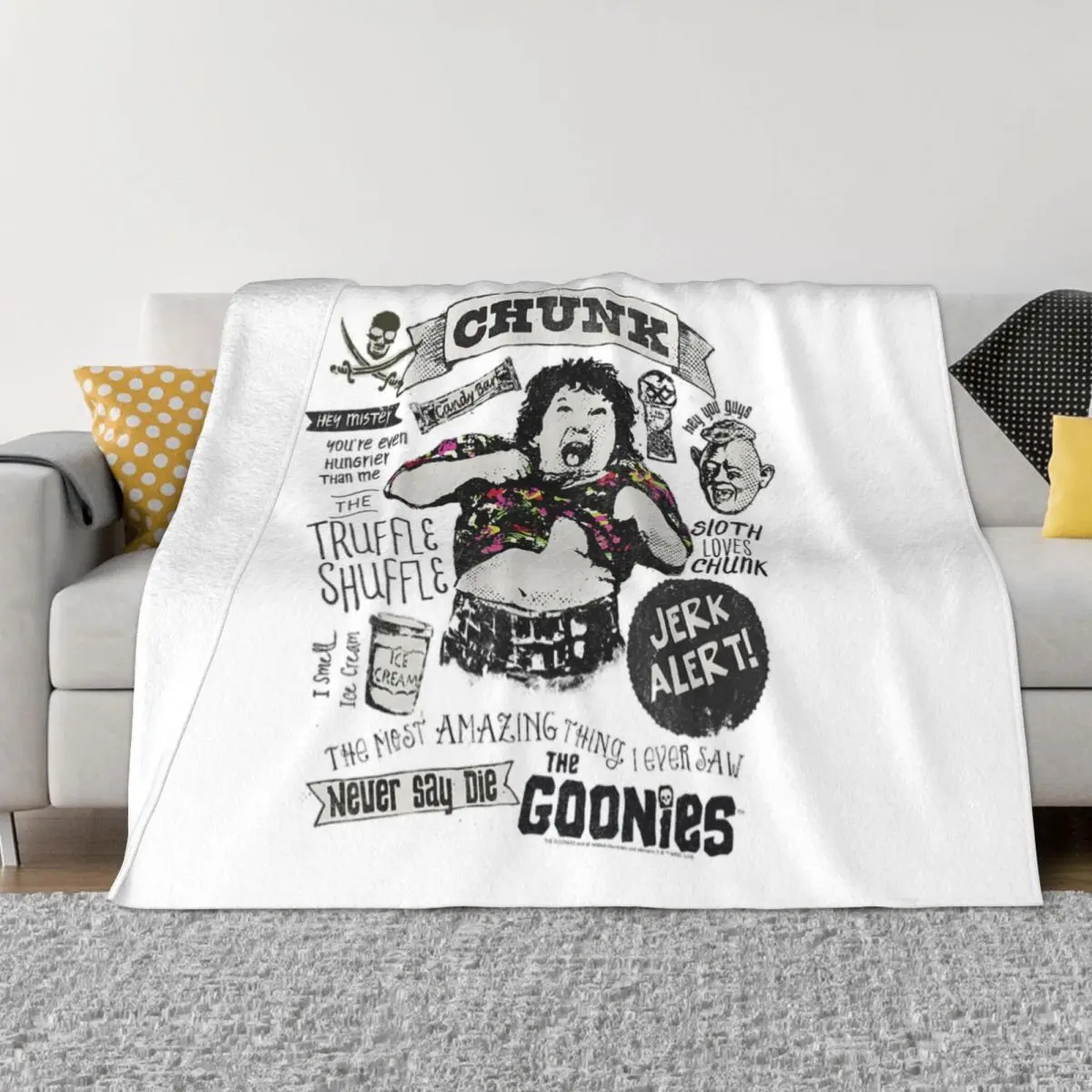 The Goonies TV Series Blanket Velvet Chunk Soft Throw Blankets for Home Couch Bedspread