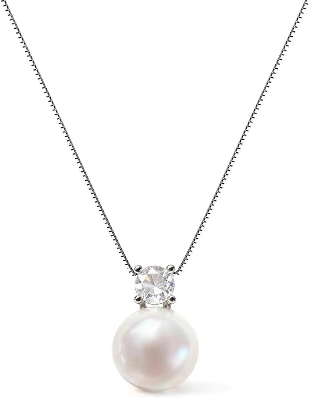 

Elegant 8mm Freshwater Pearl Necklace with 18k Gold Plated Pendant – Handcrafted Gift for Wife, Mother, Bridesmaid