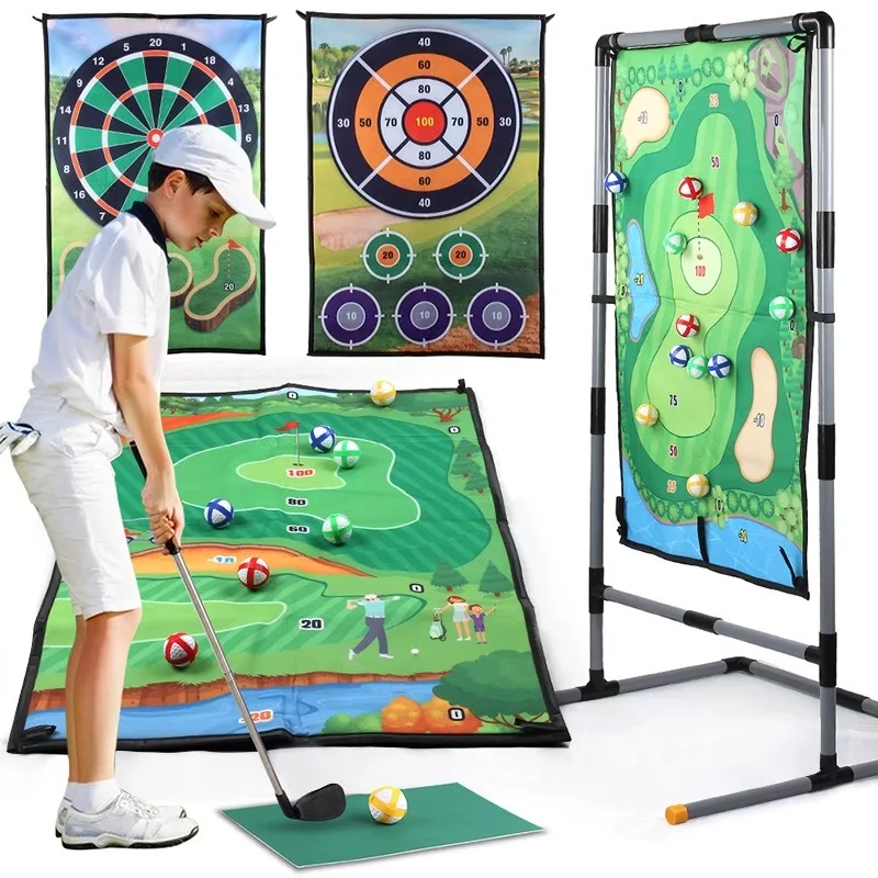 

New Kids Indoor Golf Club Toys Family Party Games Outdoor