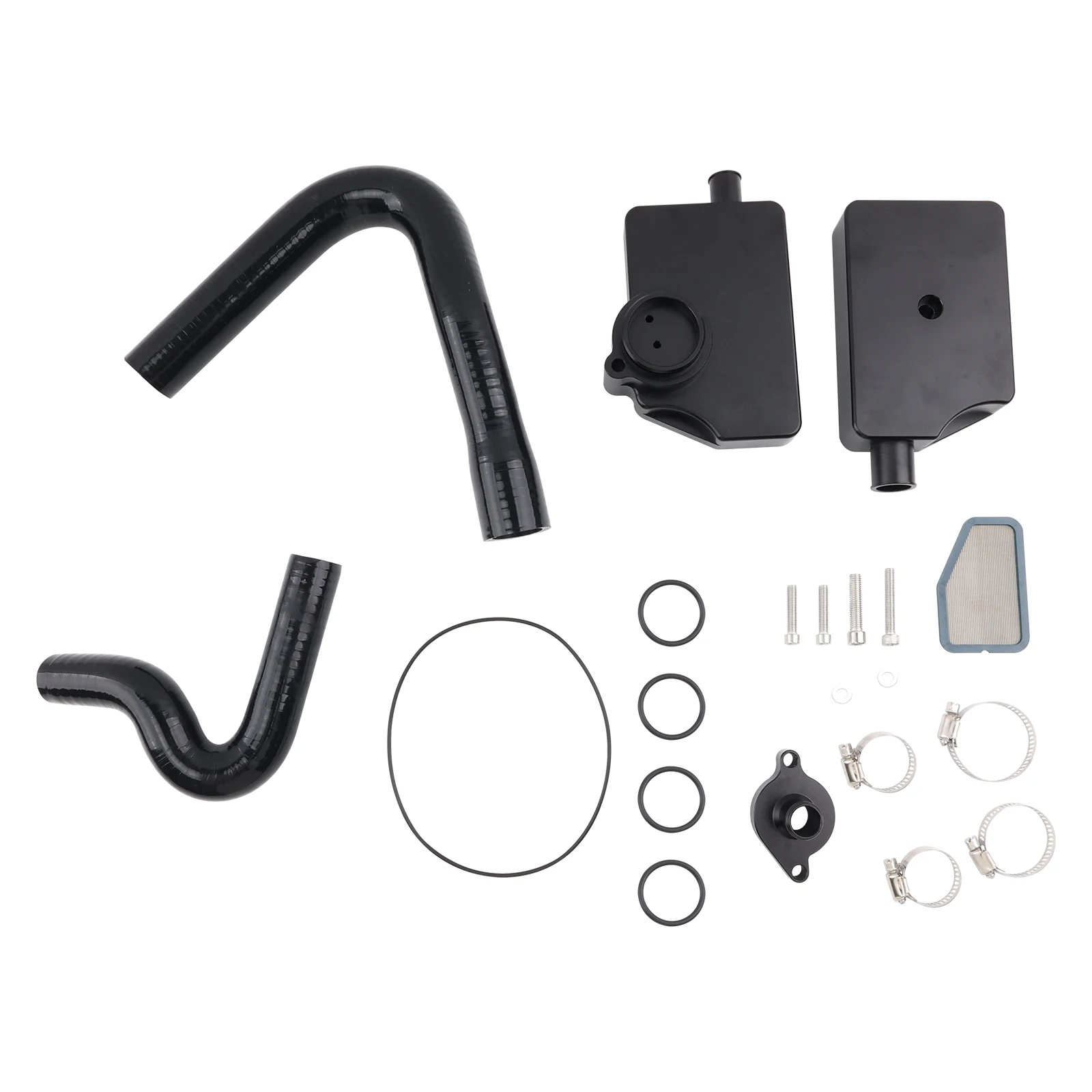 Powerstroke الديزل PCV CCV صمام تنفيس فاصل الزيت علبة المرافق مجموعة إعادة التوجيه ل 2011-2024 فورد F250 F350 F450 سوبر ديوتي 6.7L V8