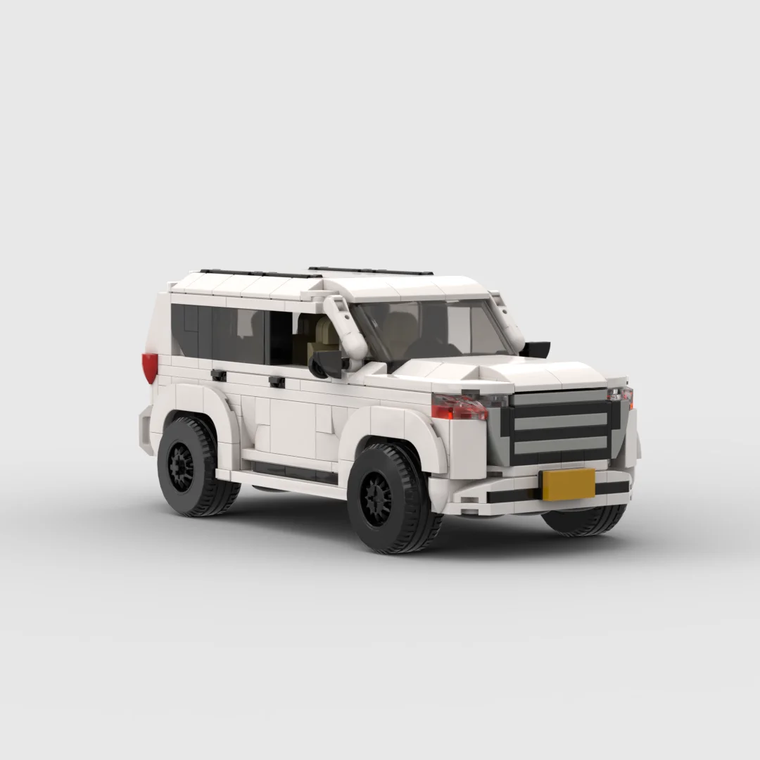 MOC LAND CRUISER 555pcs Off Road Adventure Car Decoration Super Sports Car Creative Garage Building Block Racing Boy Toy Gift