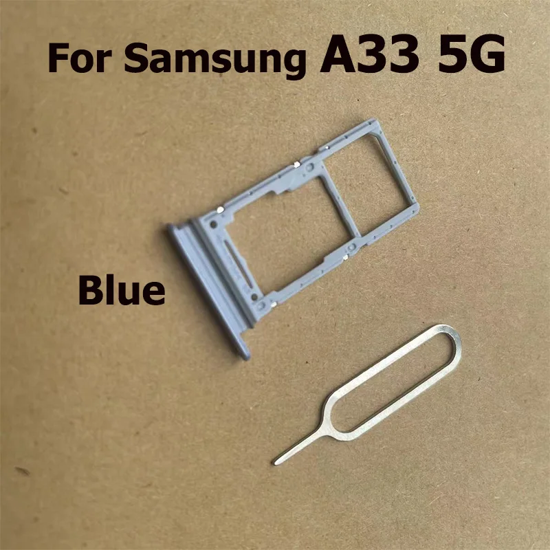 Nieuw Voor Samsung Galaxy A33 5G Sim Kaart Lade Sleuf Houder Socket Adapter Connector Reparatie Onderdelen