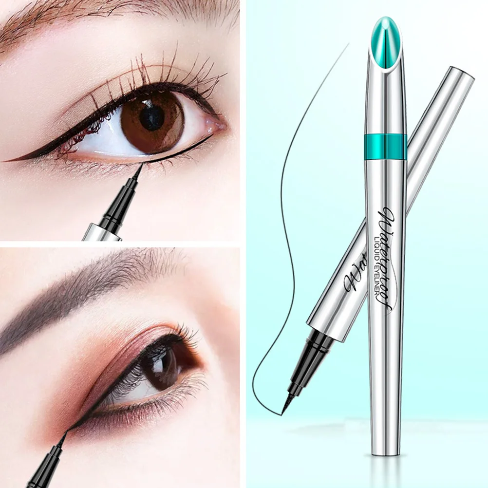 

Waterproof Eyeliner Pencil Long-Lasting Quick-Drying Smudge-Proof Makeup for Upper Lower Lash Lines Liquid Eyeliner
