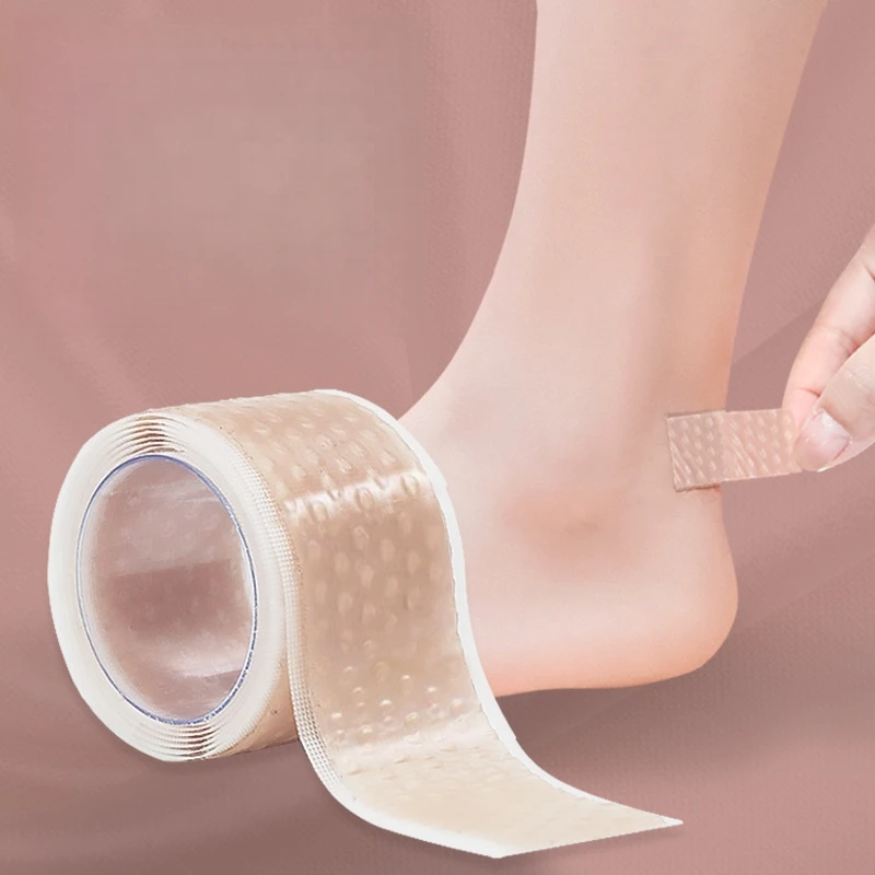 1/2/4/6/8pcs Foot Heel Patch Relieving Heel Pain Relief Patch Free-Form Trimming Anti-Friction Foot Heel Patch Heel Pain Patches